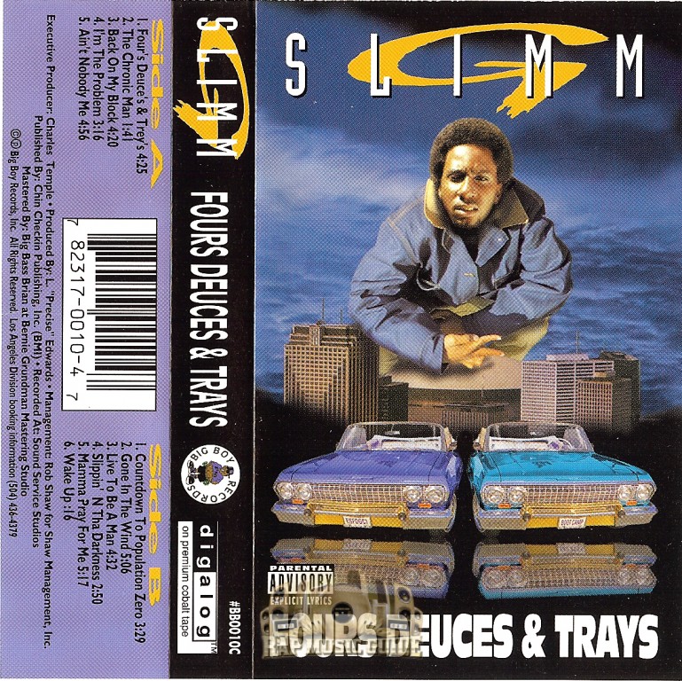 G-Slimm - Fours Deuces & Trays: Cassette Tape | Rap Music Guide